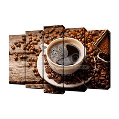 Картина модульная, 125х80 см, 5 модулей, V-125