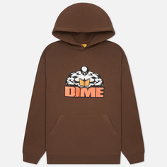 Мужская толстовка Dime Knowledge Is Power Hoodie, цвет коричневый
