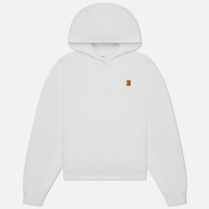 Женская толстовка Nike Court Dri-Fit Fleece Heritage Hoodie, цвет белый