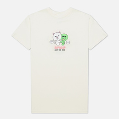 Мужская футболка RIPNDIP Buddy System, цвет бежевый, размер S