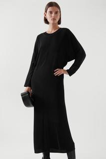 ПЛАТЬЕ МАКСИ С ДРАПИРОВКОЙ COS