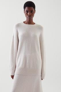 ПЛЮШЕВЫЙ ДЖЕМПЕР С ПЫШНЫМИ РУКАВАМИ COS