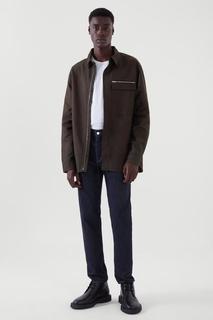 УДЛИНЕННАЯ РУБАШКА ОВЕРСАЙЗ COS