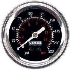 Манометр Viair 2 220 PSI (черный)