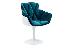 Кресло marin blue fabric (europe style) бирюзовый 55.5x82.0x61.0 см.