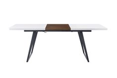 Стол обеденный раздвижной (europe style) белый 215.0x75.0x90.0 см.