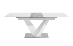 Стол обеденный раздвижной (europe style) белый 200.0x76.0x90.0 см.