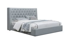 Кровать (europe style) серый 185x127x228 см.