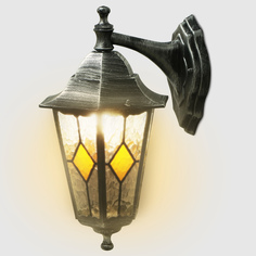 Настенный светильник Amber Lamp садовый 8002LB черное серебро