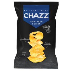 Картофельные чипсы CHAZZ со вкусом сметаны и лука, 90 г