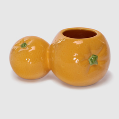 Кашпо для цветов Kaemingk обиход лимон, апельсин 14.5х17 см