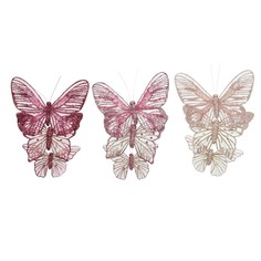 Бабочки декор Kaemingk 521096 3 шт