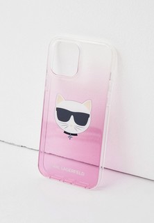 Чехол для iPhone Karl Lagerfeld 13 Pro Max, PC/TPU Choupette Gradient Pink