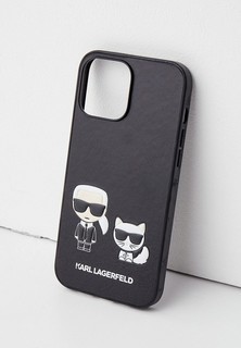 Чехол для iPhone Karl Lagerfeld 13 Pro Max, PU Karl & Choupette Black