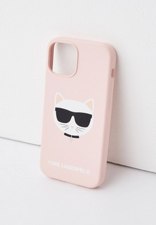 Чехол для iPhone Karl Lagerfeld 13 mini, Liquid silicone Choupette Pink