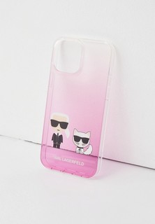 Чехол для iPhone Karl Lagerfeld 13 Pro Max, PC/TPU Karl & Choupette Transparent