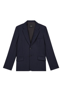 Темно-синий жакет в полоску Maje