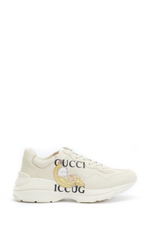 Бежевые кроссовки Bananya Rhyton Gucci