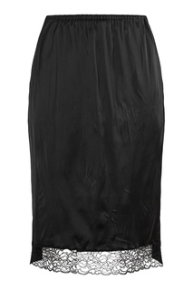 Черная юбка до колена Balenciaga