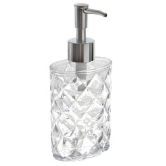 Дозаторы дозатор для жидкого мыла АКВАЛИНИЯ Хрусталь прозрачный пластик