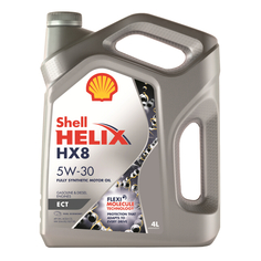Масла для четырехтактных двигателей синтетические масло моторное SHELL HX8 ECT 5W30, 4 л