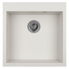 Мойки из искусственного камня мойка квадратная GRANULA 510х520х190мм арктик кварц
