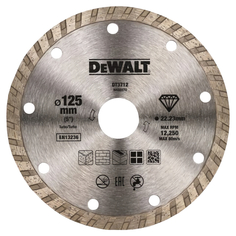 Диски отрезные алмазные диск алмазный DEWALT 125х22,2x2,2 мм, турбированный