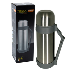 Термосы термос MALLONY 1,8л широкое горло нерж.сталь