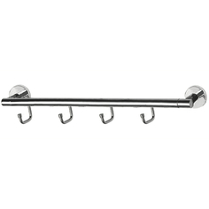 Крючки и планки для ванной комнаты полотенцедержатель LEDEME L207-4, 35 см, с 4 крючками
