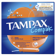 Прокладки и тампоны тампоны TAMPAX Compak Super Plus 16шт