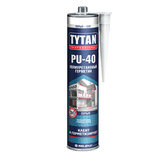 Герметики герметик полиуретановый TYTAN Professional PU 40 310мл серый, арт.65445