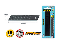 Лезвия для ножей лезвие для ножа OLFA Black Max сегментное 18 мм, 10 шт