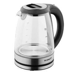 Чайники чайник SCARLETT SC-EK27G69 2200Вт 1,8л стекло черный