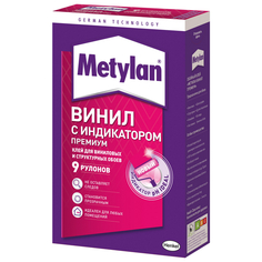 Клей, средства для обоев клей обойный METYLAN Винил Премиум 300гр, арт.586527