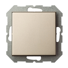 Выключатели встраиваемые выключатель 1-клавишный LIREGUS Epsilon, шампань