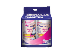 Тряпки и салфетки в рулонах салфетки в рулоне HOUSE LUX Универсальные 2 рулонах125шт 22х23см