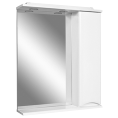 Шкафы навесные для ванной шкаф зеркальный правый AM.PM "Like" 65см, с подсветкой, цвет: белый Am.Pm.