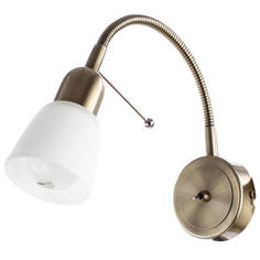 Споты бра Lettura 1х40Вт E14 230В металл гальванизированный античная бронза Arte Lamp