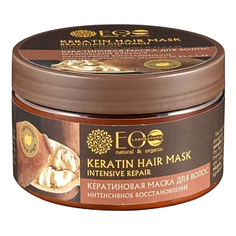 Средства для ухода за волосами маска для волос ECOLABORATORIE Кератиновая Интенсивное восстановление 250г банка
