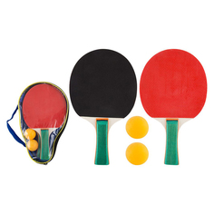 Инвентарь для спорта набор ракеток для настольного тенниса ПОБЕДИТЬ 2шт с мячами 2шт Pobedit