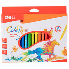 Фломастеры набор фломастеров 18цв DELI ColoRun