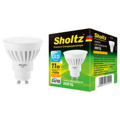 Лампы светодиодные лампа светодиодная SHOLTZ MR16 11Вт GU10 2700K 828Лм спот