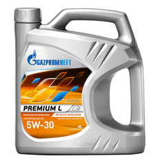 Масла для четырехтактных двигателей полусинтетические масло моторное ГАЗПРОМНЕФТЬ Premium L 5W30, 4 л Gazpromneft