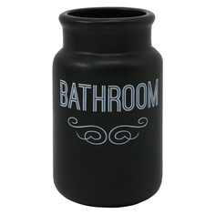 Стаканы для ванной стакан VITARTA Bathroom black керамика черный