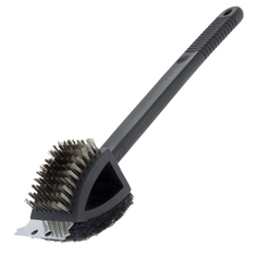 Принадлежности для гриля щетка для гриля 3в1 37см нерж.сталь/пластик.ручка Koopman