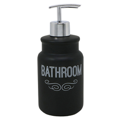 Дозаторы дозатор для жидкого мыла VITARTA Bathroom black керамика пластик черный
