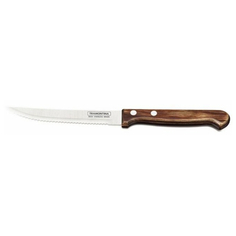 Ножи кухонные нож TRAMONTINA Polywood 12,5см для стейка нерж.сталь, дерево