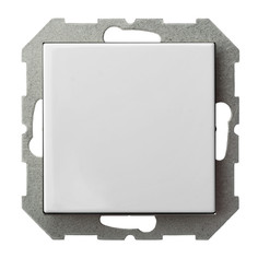 Выключатели встраиваемые выключатель 1-клавишный LIREGUS Epsilon, без рамки, белый