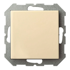 Выключатели встраиваемые выключатель 1-клавишный LIREGUS Epsilon, крем