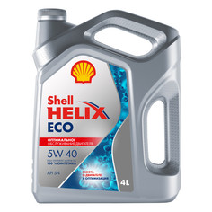 Масла для четырехтактных двигателей синтетические масло моторное SHELL Helix Eco 5W40 4л